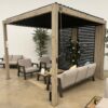 Nova - Titan Wood Effect Aluminium 4m x 3m Aluminium Pergola - Image 7