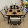 Nova - Heidi 8 Seat Rectangular Wood Effect Patio Set - Image 4