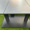 Nova - Phoenix Aluminium Corner Sofa Set inc Rising / Extending Table in Dark Grey - Image 8