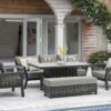 Bramblecrest - Tuscan 3 Seat Sofa Set inc Rising Ceramic Table and Bench - Image 3